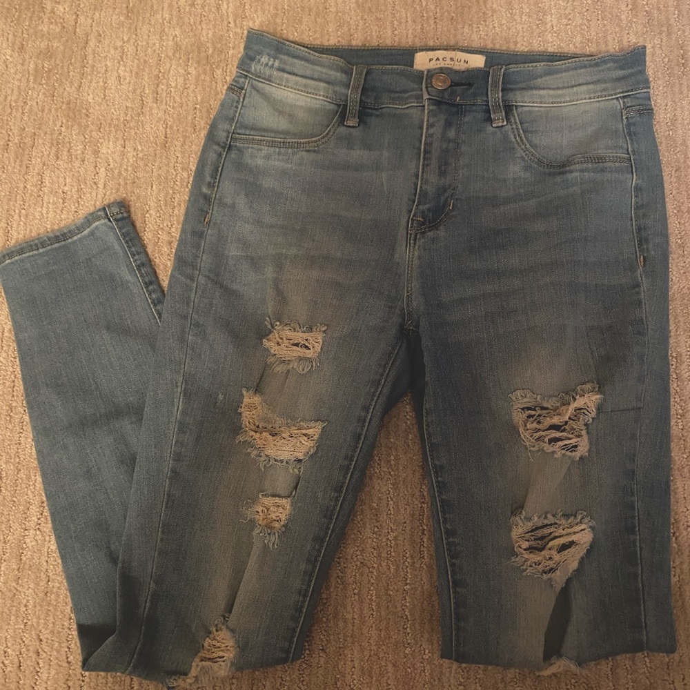 PacSun ripped jeggings 26s skinny jeans